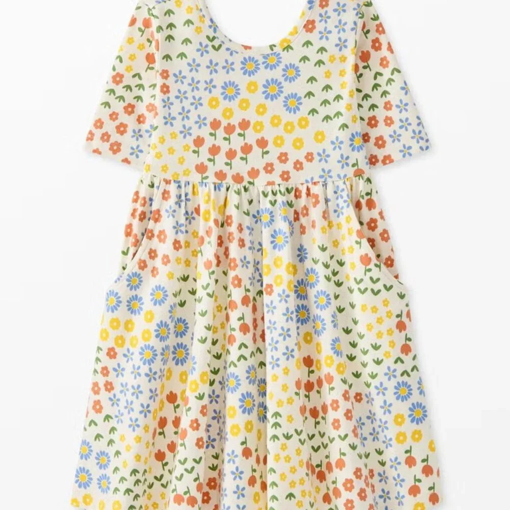 NWOT Hanna Andersson Skater Dress with Pockets